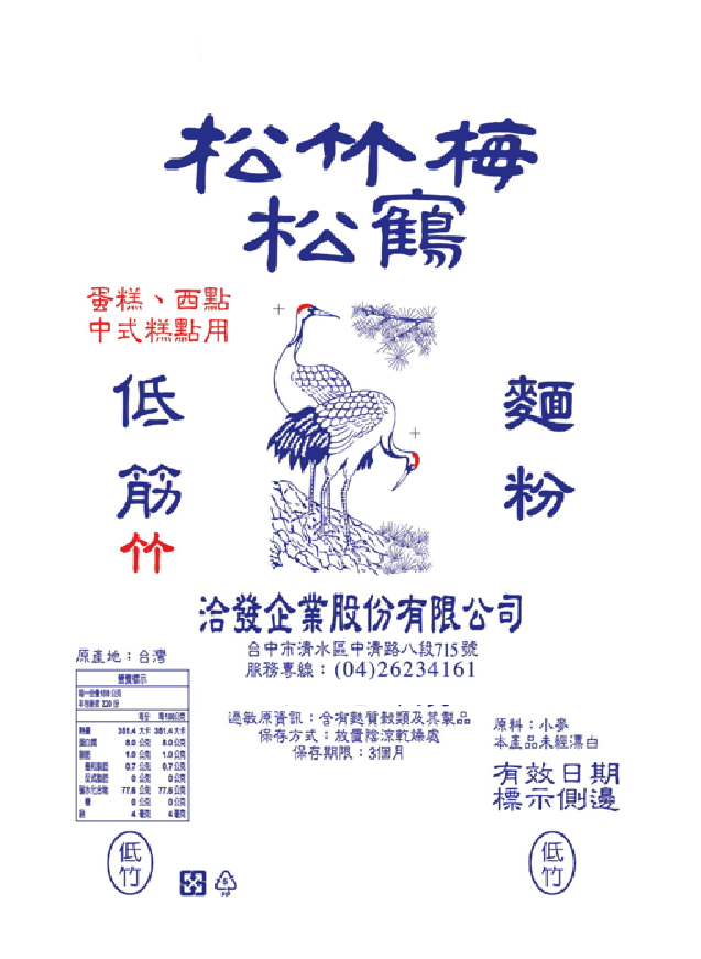 洽發-低竹