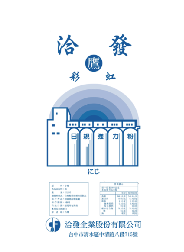 洽發-彩虹日式強力粉