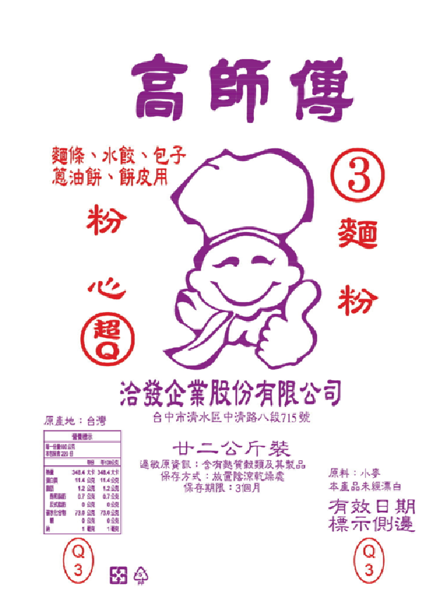 洽發-高師傅超Q3