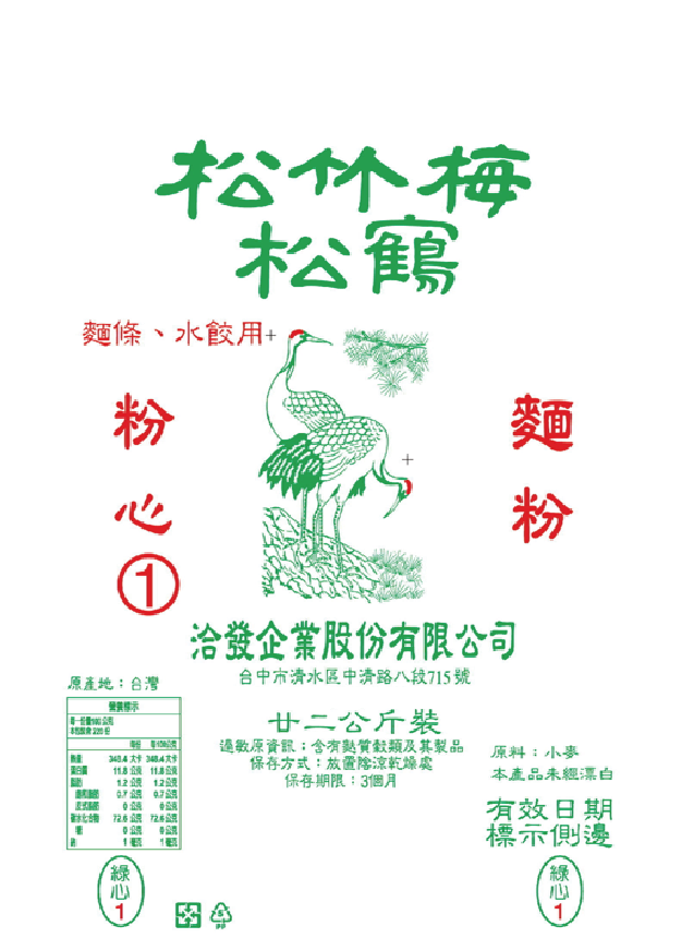 洽發-綠心1號