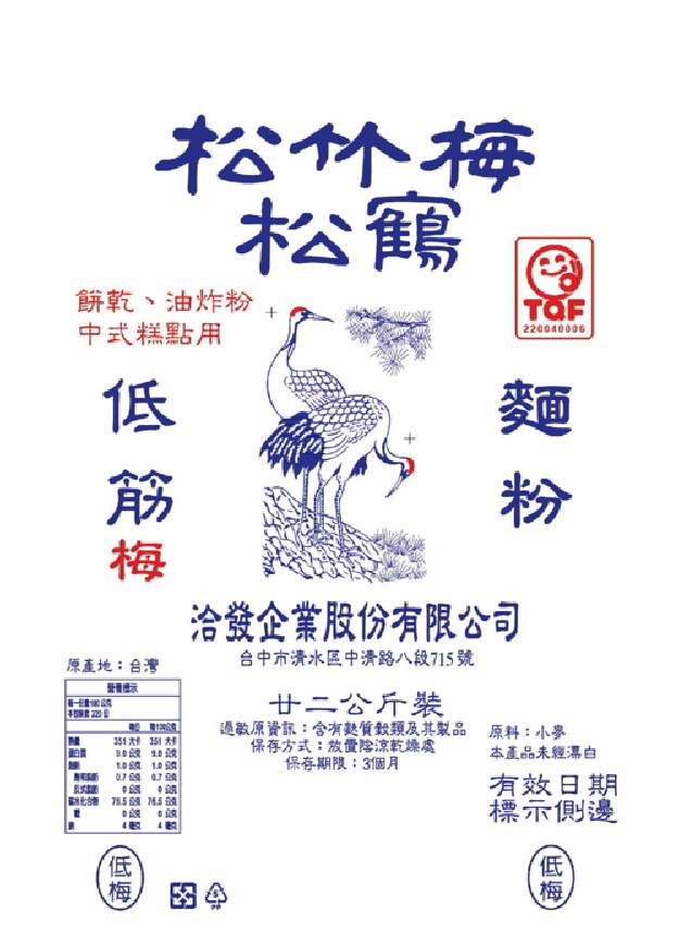 洽發-低梅
